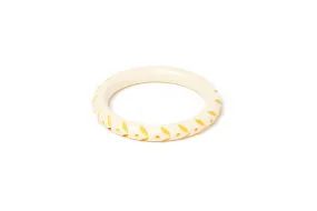 Narrow Primrose Cream Maiden Bangle