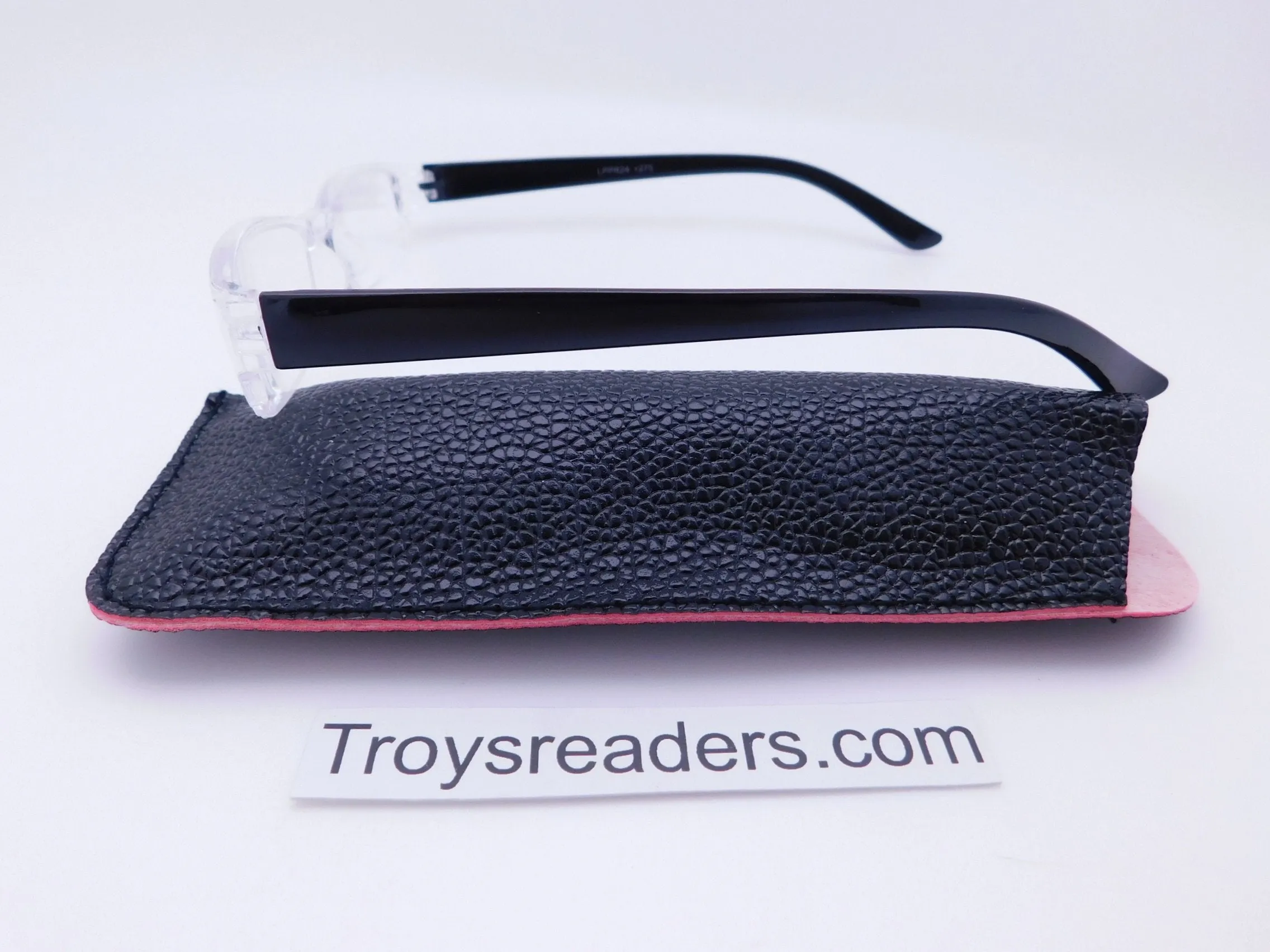 Pastel Rimless Readers With Case in Five Colors