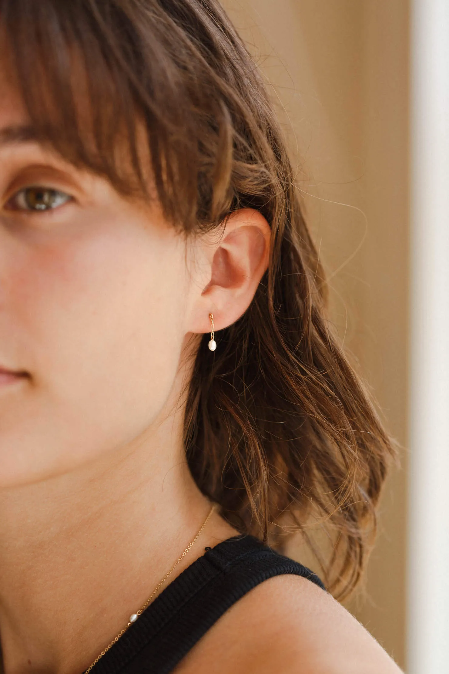Pearl Droplet Earrings