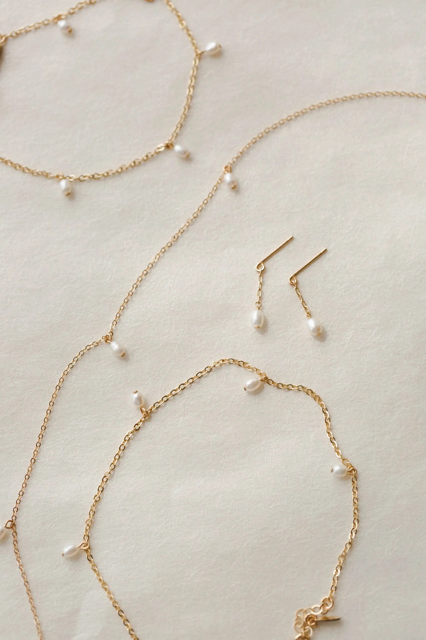 Pearl Droplet Earrings