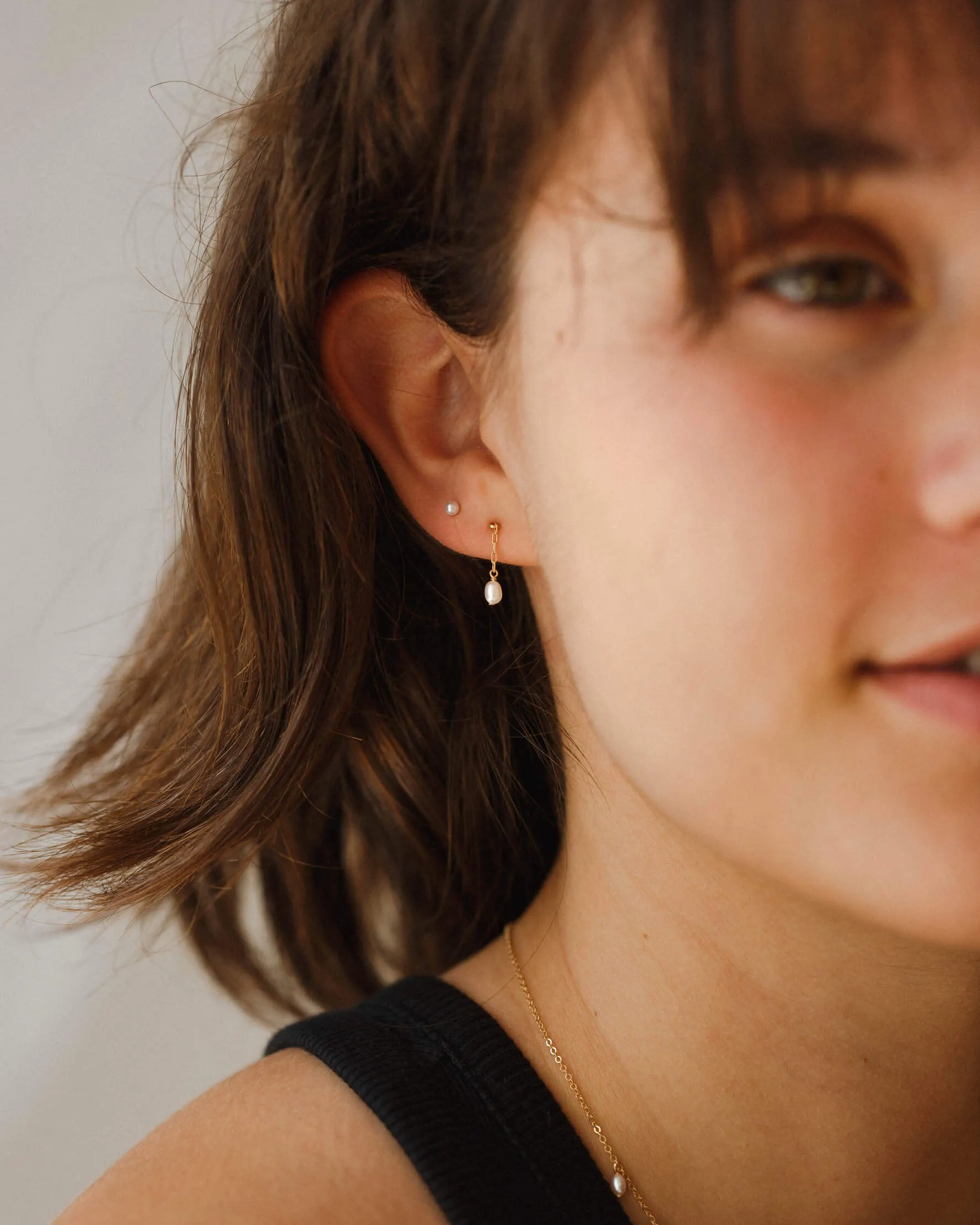 Pearl Droplet Earrings