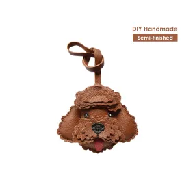 POPSEWING® Sheep Leather Teddy Dog Keychain DIY Kits