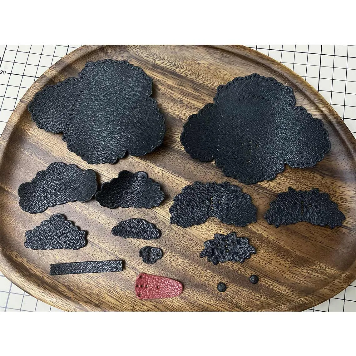 POPSEWING® Sheep Leather Teddy Dog Keychain DIY Kits