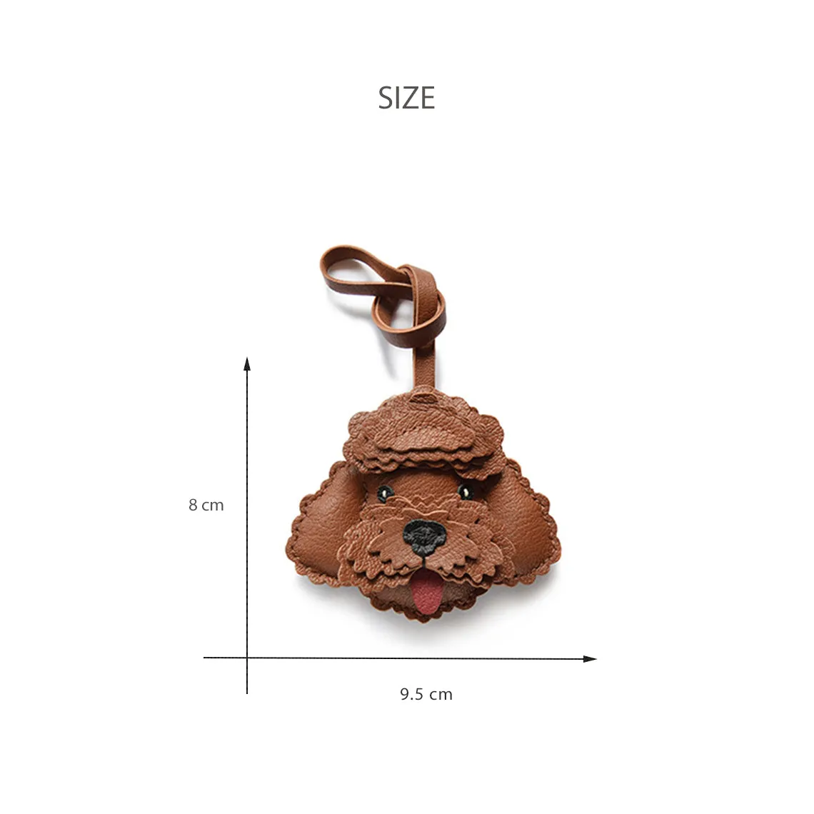 POPSEWING® Sheep Leather Teddy Dog Keychain DIY Kits
