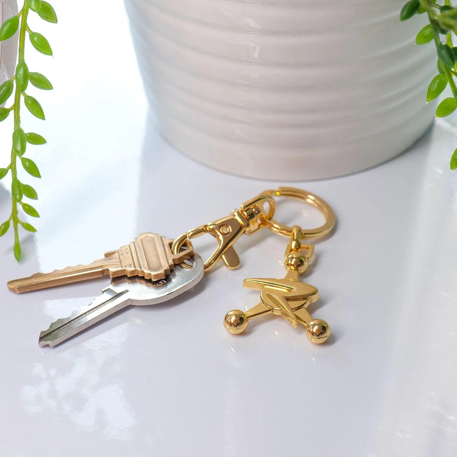 Rick and Morty Collectibles | Council of Ricks Emblem Keychain | 3D Real Metal