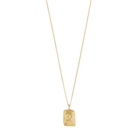 SAGITTARIUS Zodiac Sign necklace, gold-plated