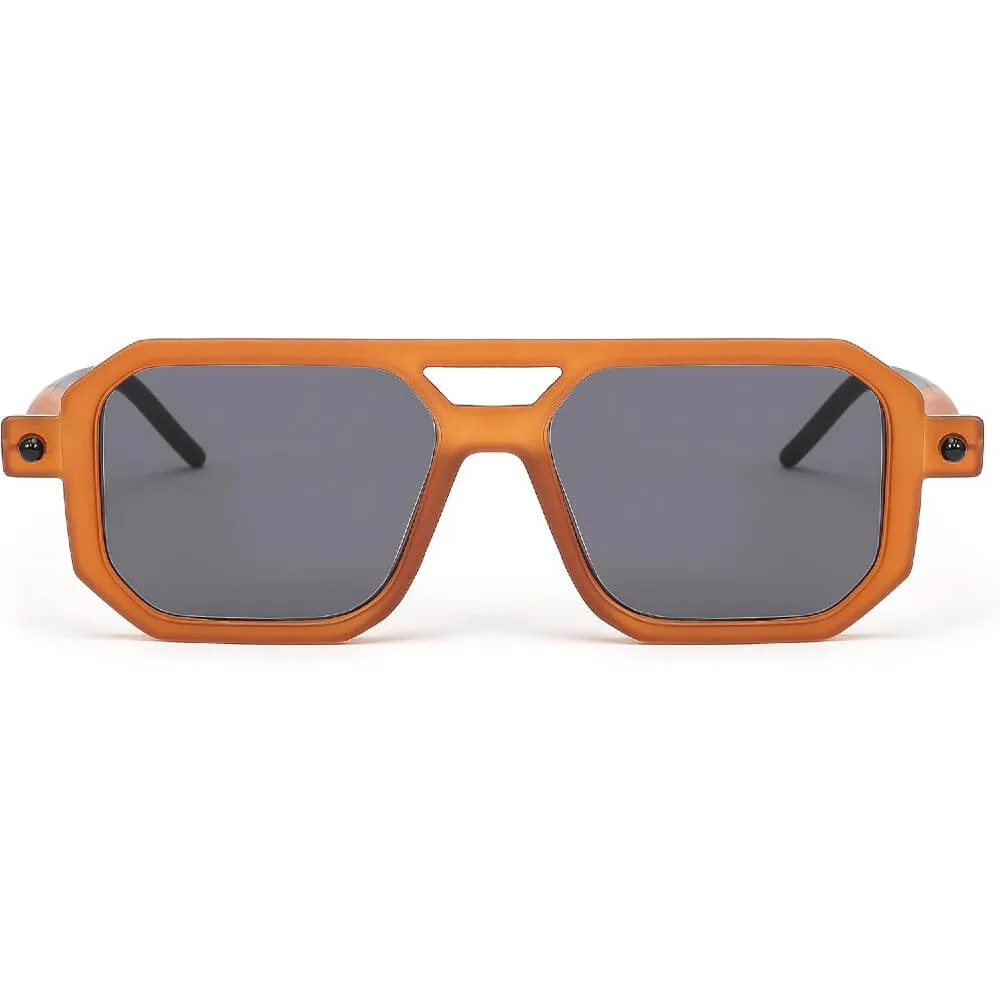 Vintage Square 70s Aviator Sunglasses Classic Retro Stylish Frame for Women and Men