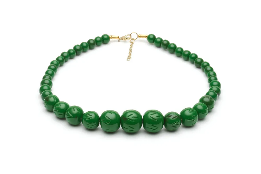 Wide Fern Fakelite Bangle