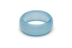 Wide Frosty Fakelite Bangle